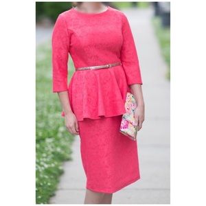 Dainty Jewels Coral Dress
